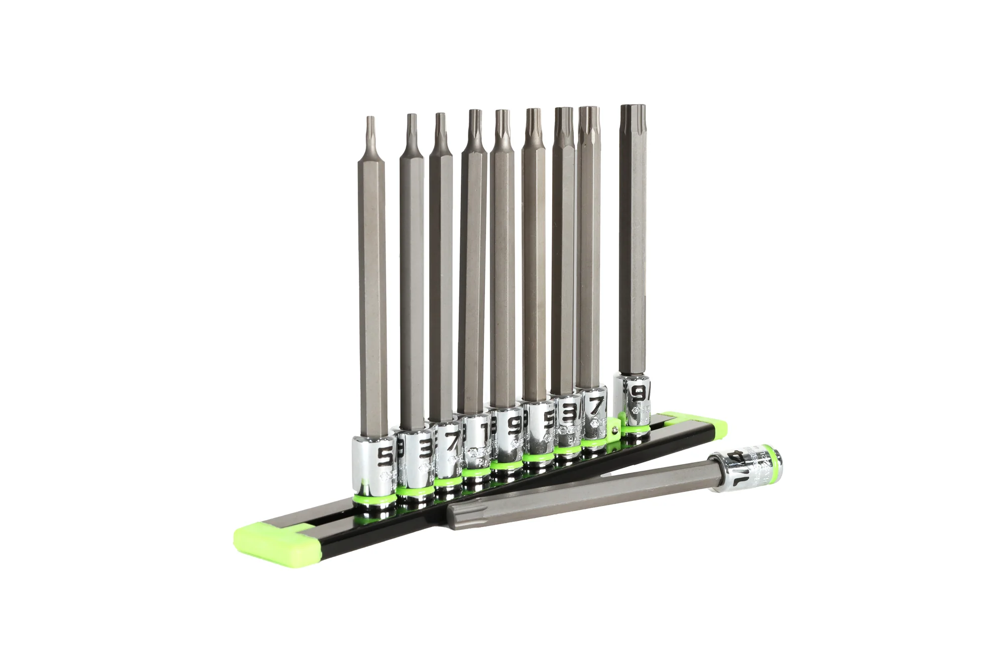 10-PC 1/4'' Drive Long SAE Hex Driver Set - Image 3