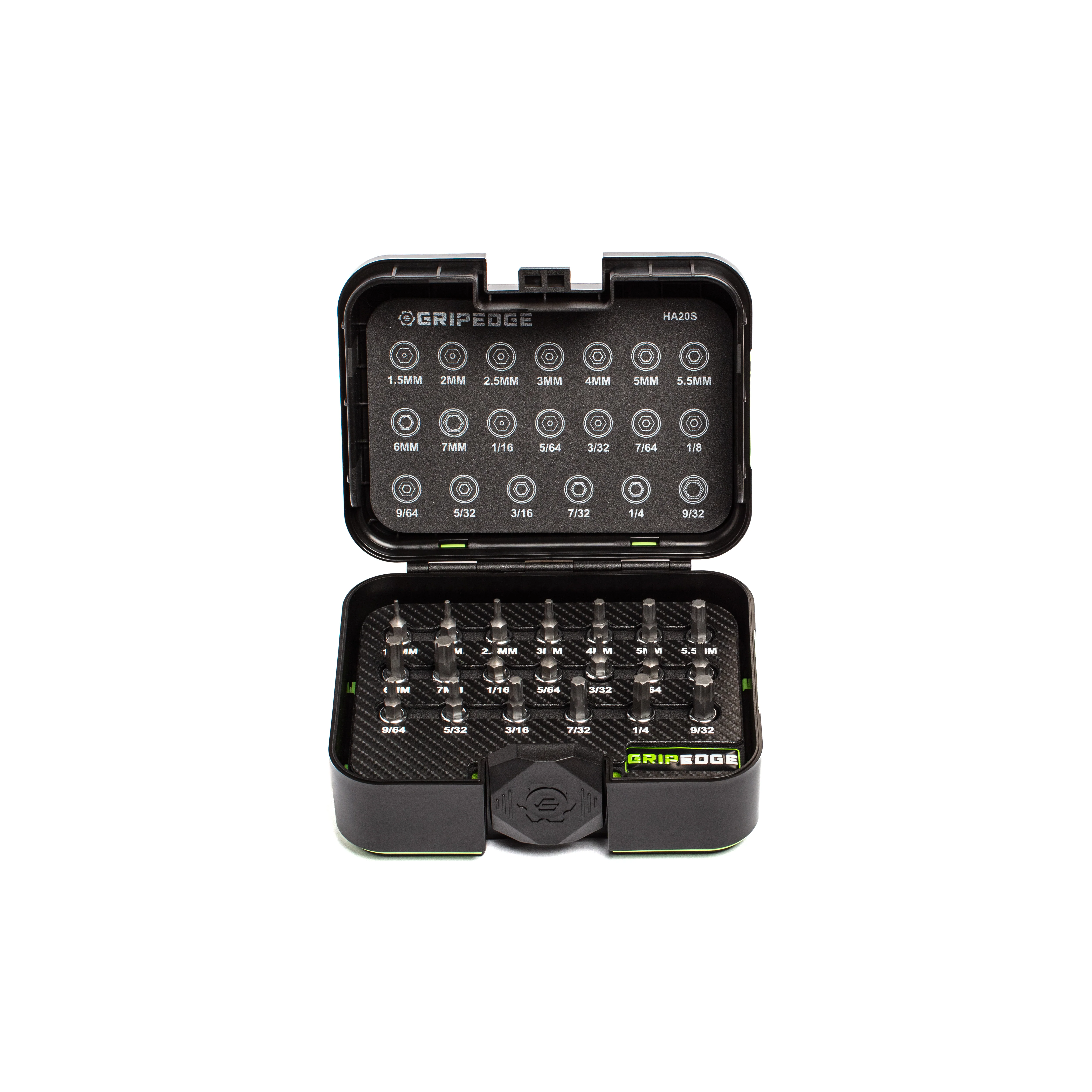20-PC 1/4'' Drive Short Hex Driver Set