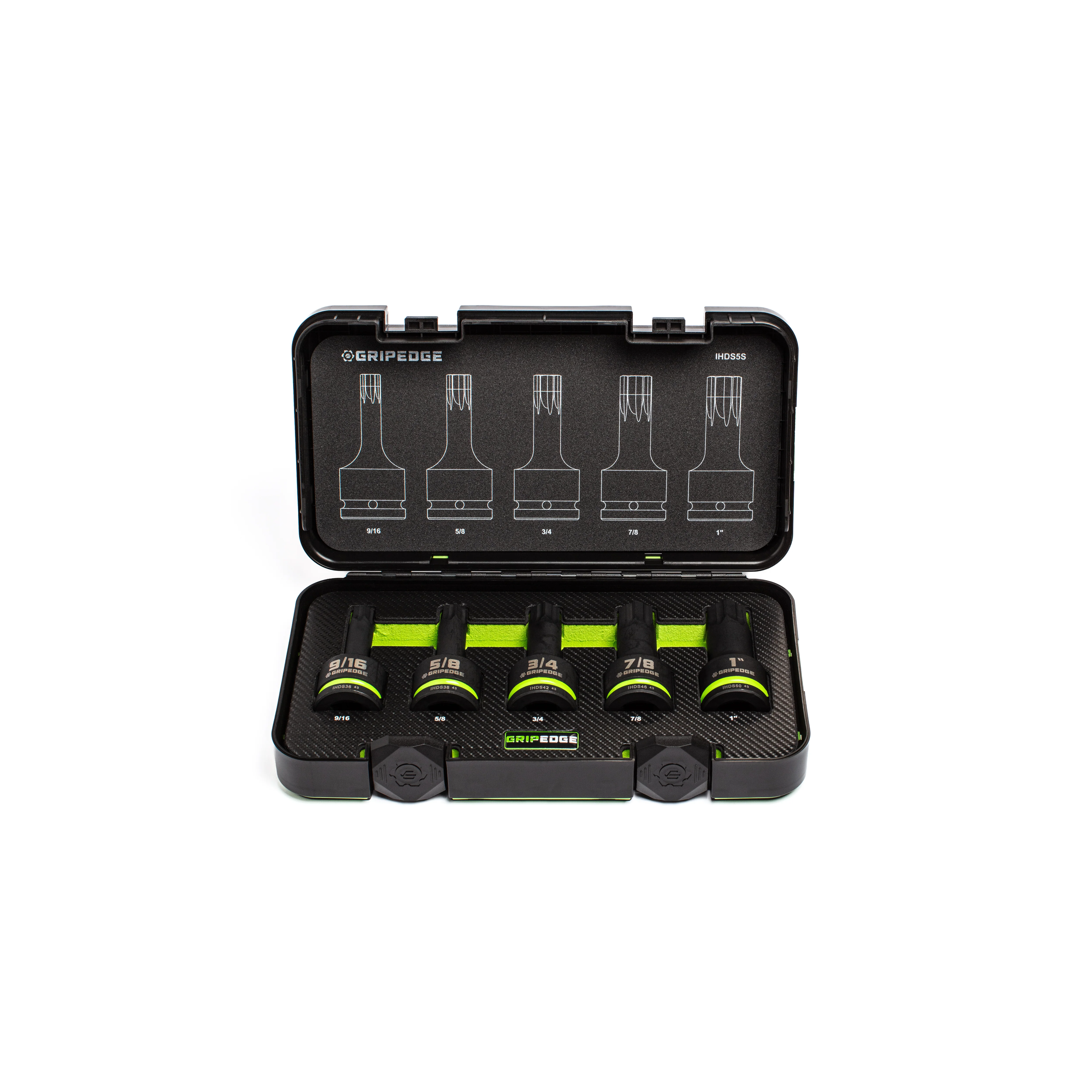 5-PC - Impact SAE RPT Hex Bit Socket - 3/4" Drive