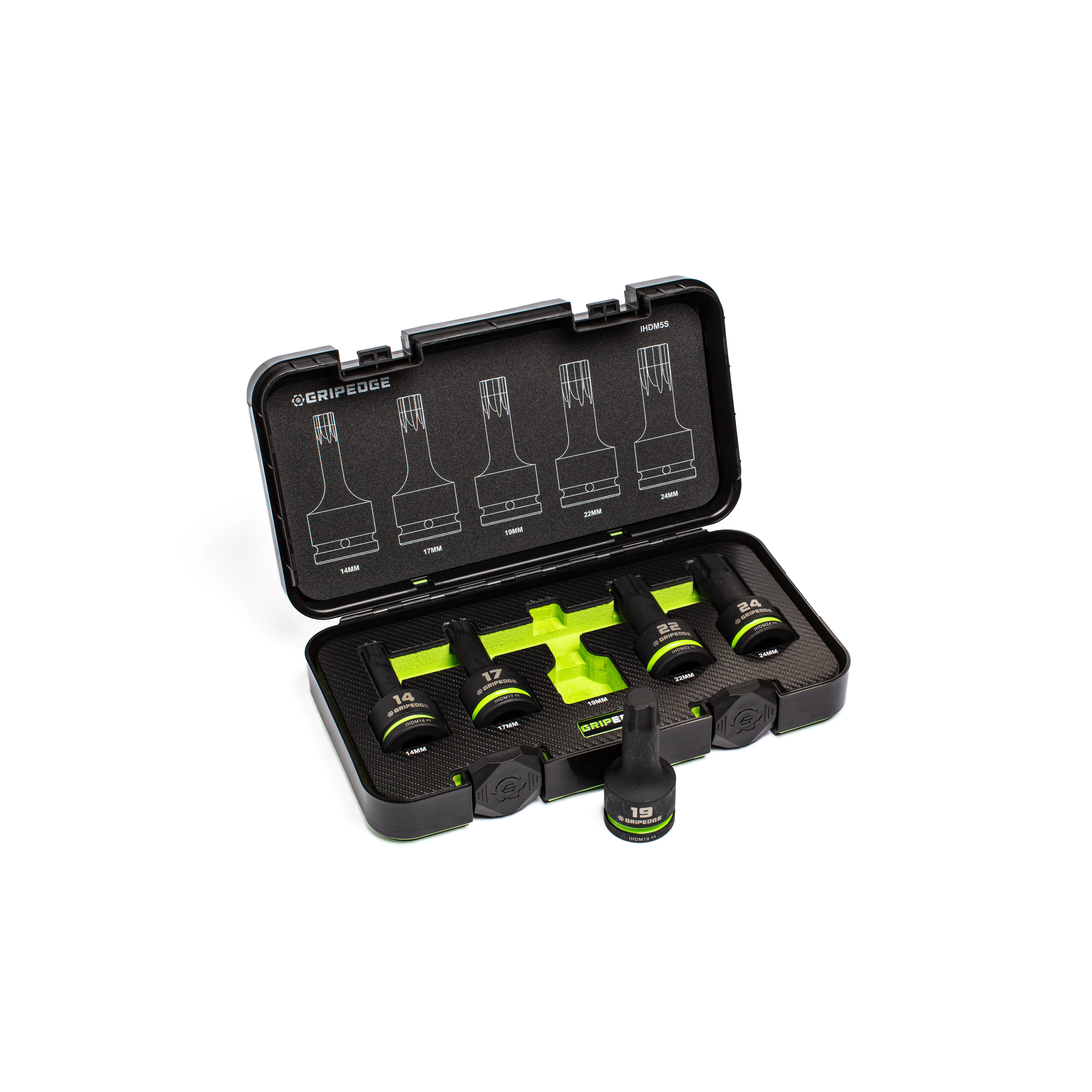 5-PC - Impact Metric RPT Hex Bit Socket - 3/4" Drive - Image 3