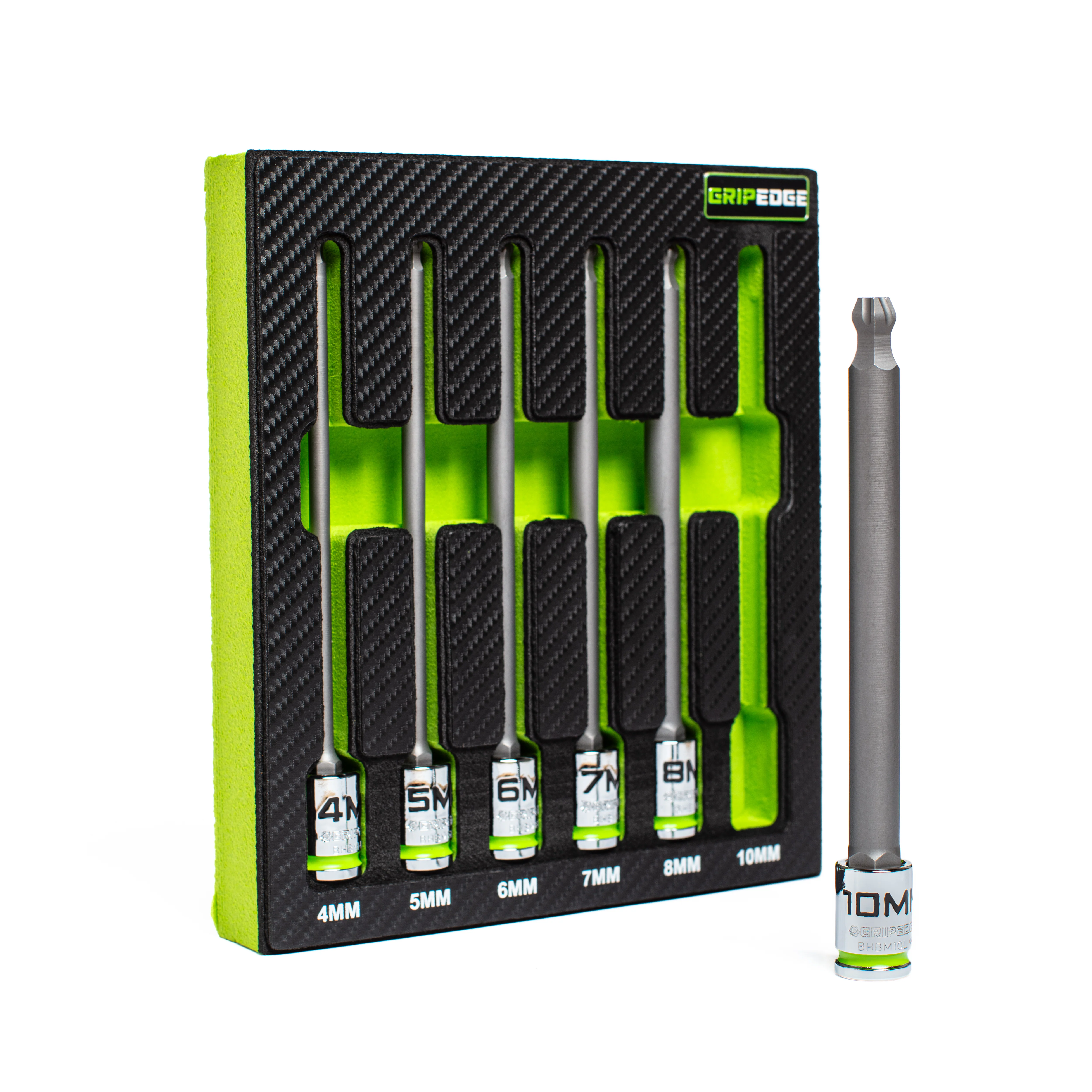 6-PC RPT 3/8'' Drive Long Metric Ball Hex Driver Set - Image 3